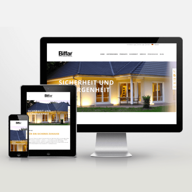 Webentwicklung und Online-Marketing für Biffar