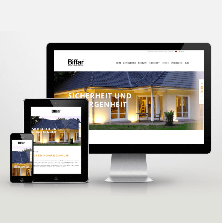 Online-Marketing für Biffar durch die Inspiras Webagentur Frankfurt