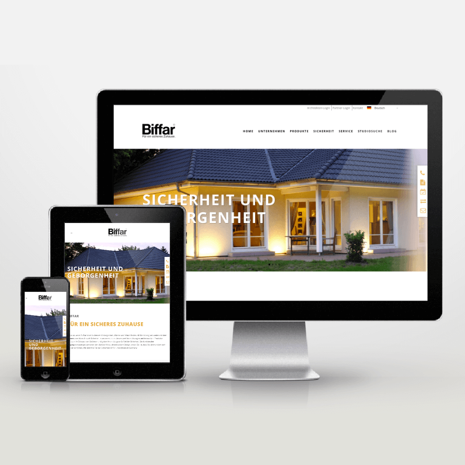 Online-Marketing für Biffar durch die Inspiras Webagentur Frankfurt