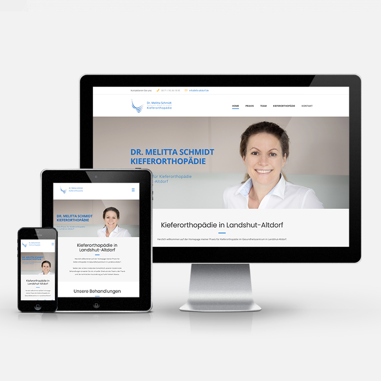 Website Neugestaltung Dr. Melitta Schmidt